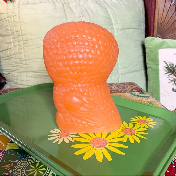 70s Owl Candle - Picture 3 of 8